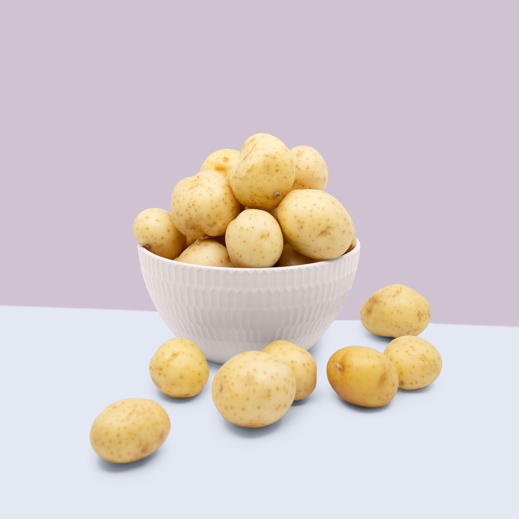White Baby Potatoes